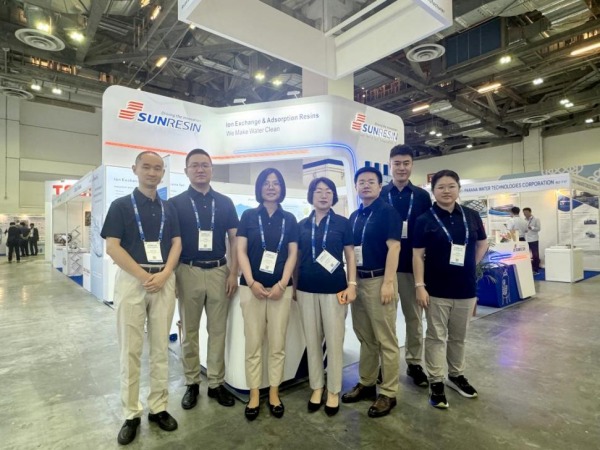 Exhibition Highlights | Sunresin Showcases at SIWW 2024 Singapore International Water Week